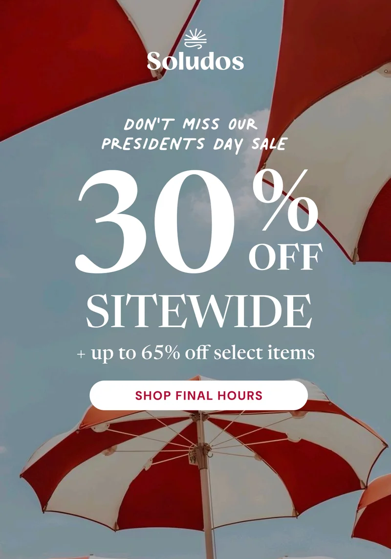 Don't miss our Presidents Day Sale: 30% OFF SITEWIDE