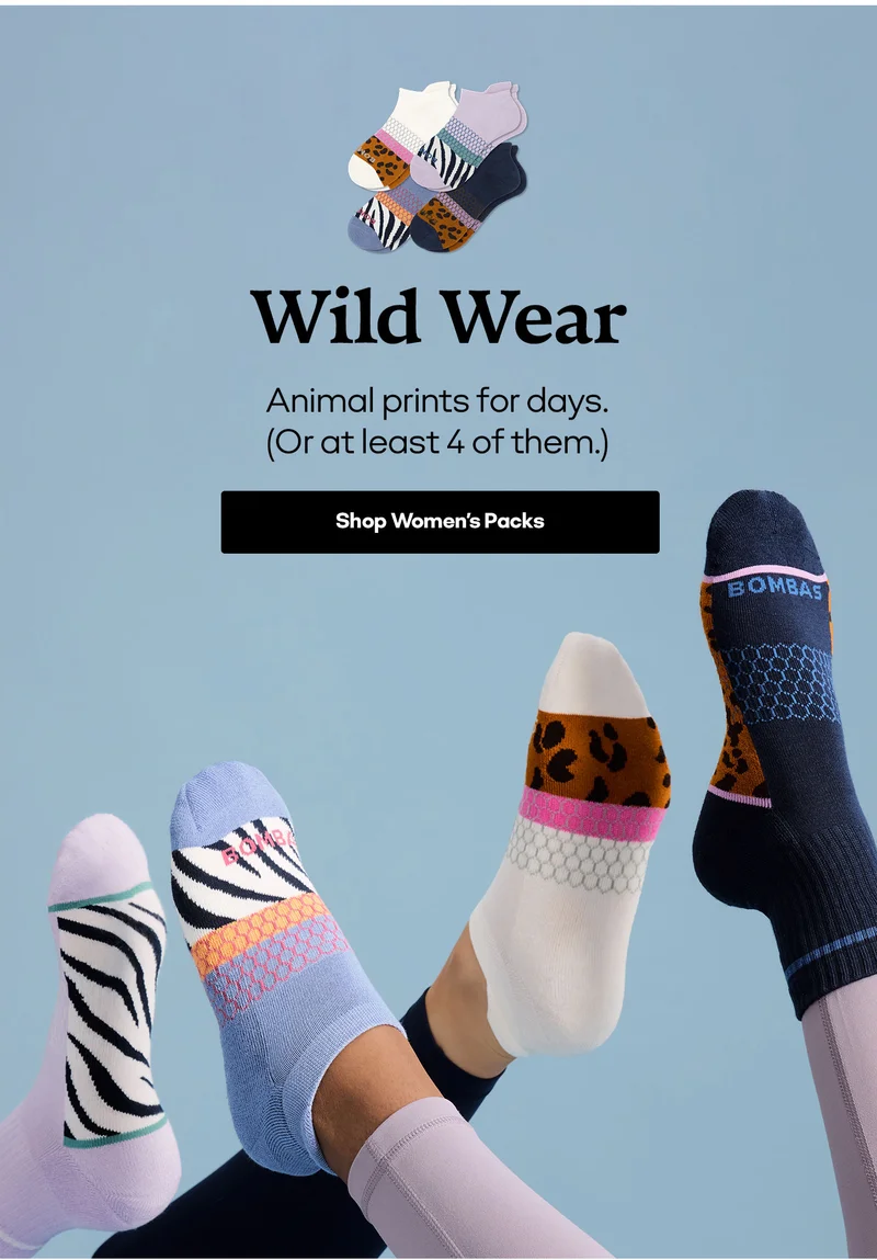 Wild Wear | Animal prints for days. (Or at least 4 of them.) | Shop Women's Packs