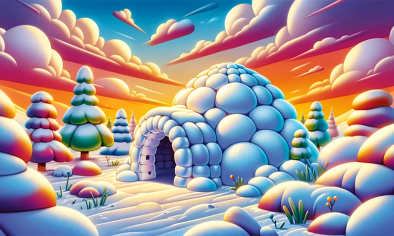 Quinzee Snow Shelter