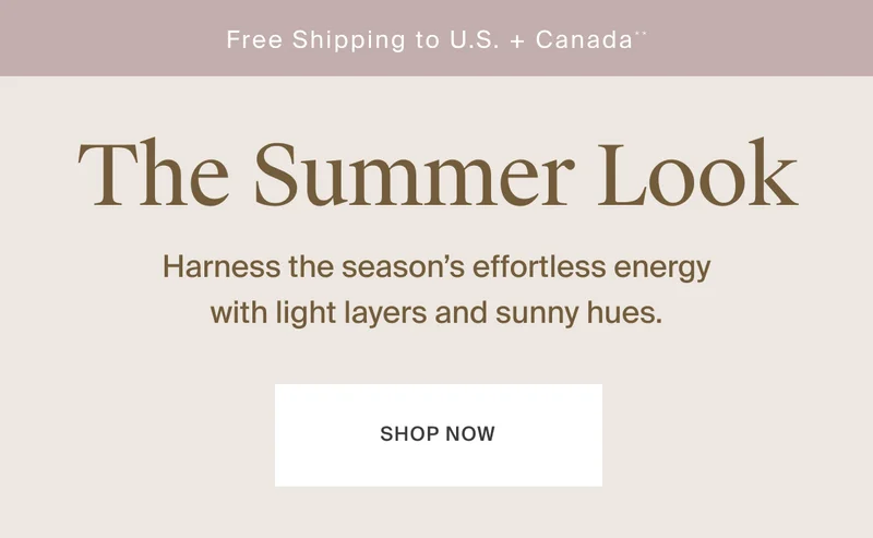 The Summer Look | Shop Now