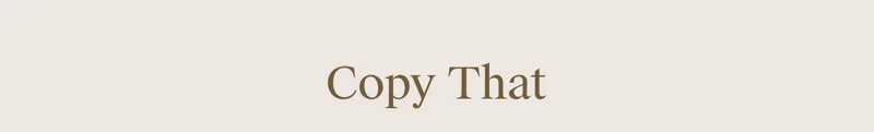 Copy That