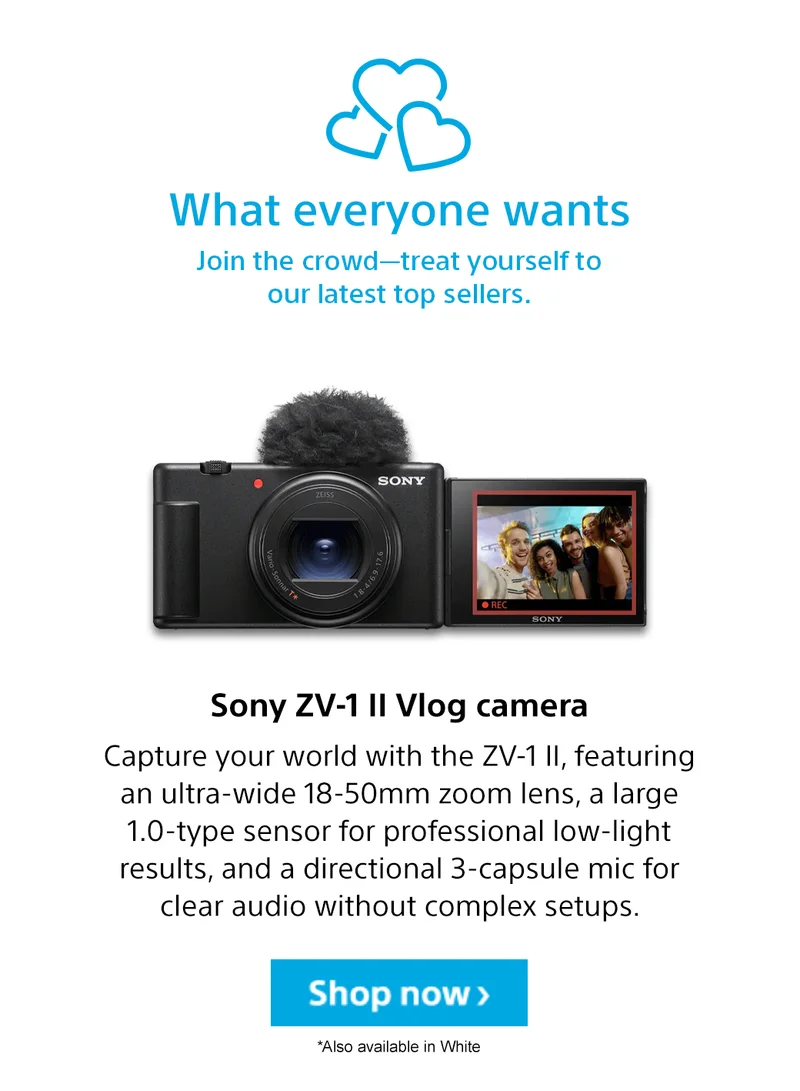 What everyone wants | ZV-1 II | Shop now