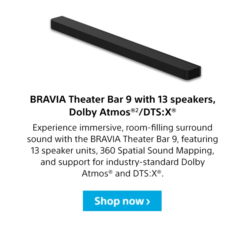 BRAVIA Theater Bar 9 | Shop now