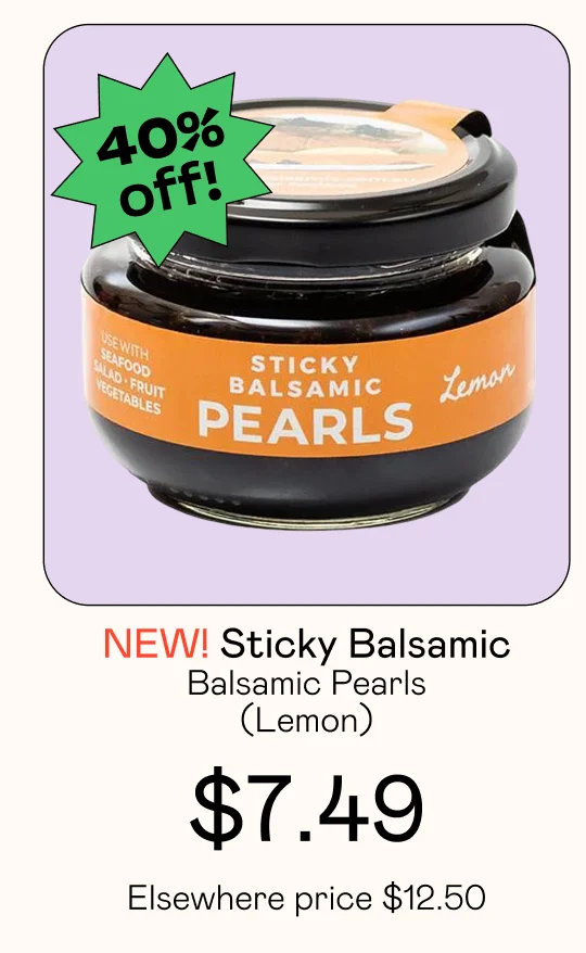 Balsamic Pearls - Lemon