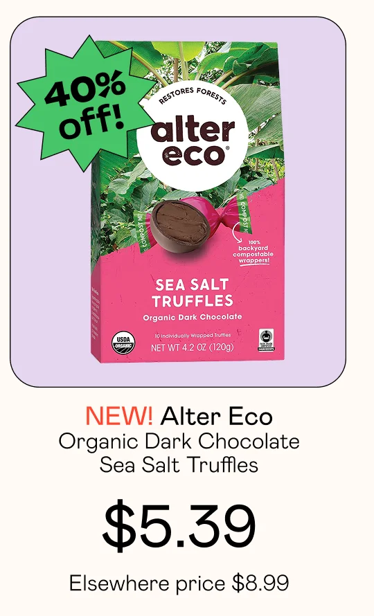 Organic Dark Chocolate Sea Salt Truffles