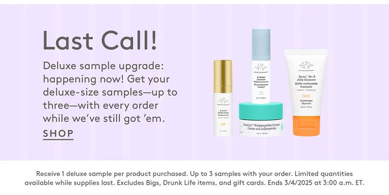 Up to 3 Free Deluxe Samples with Order