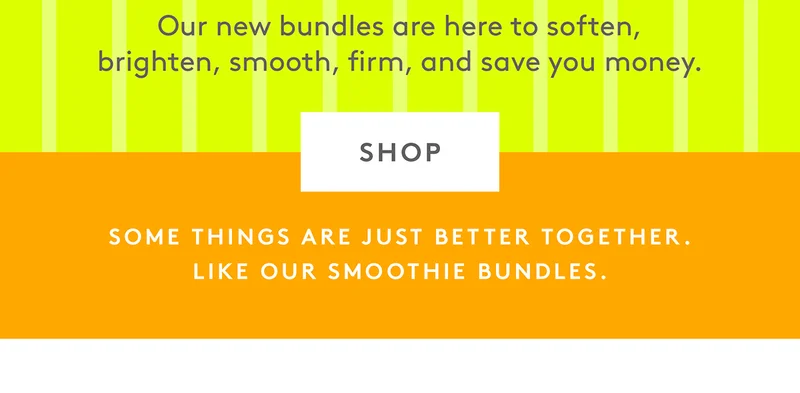 Save 15% with 3 Piece Smoothie Bundles