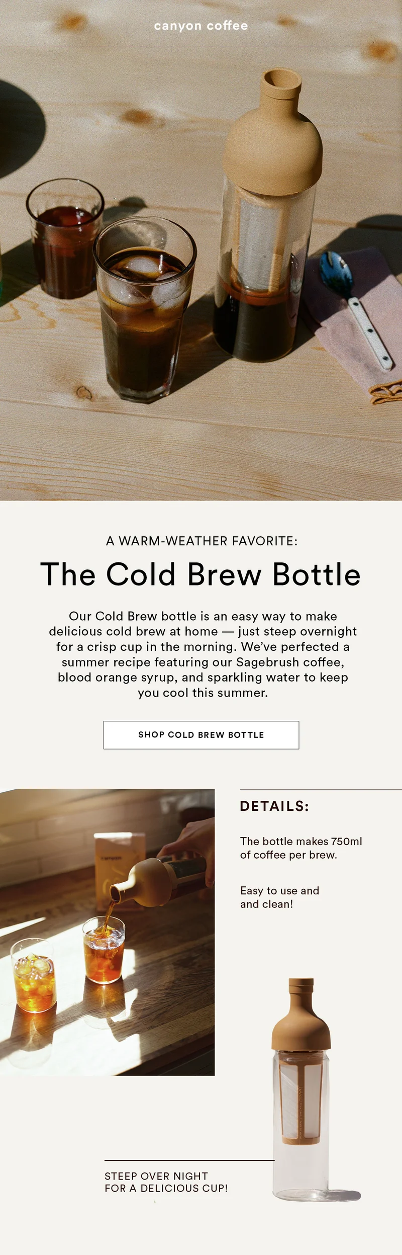 cold brew bottle
