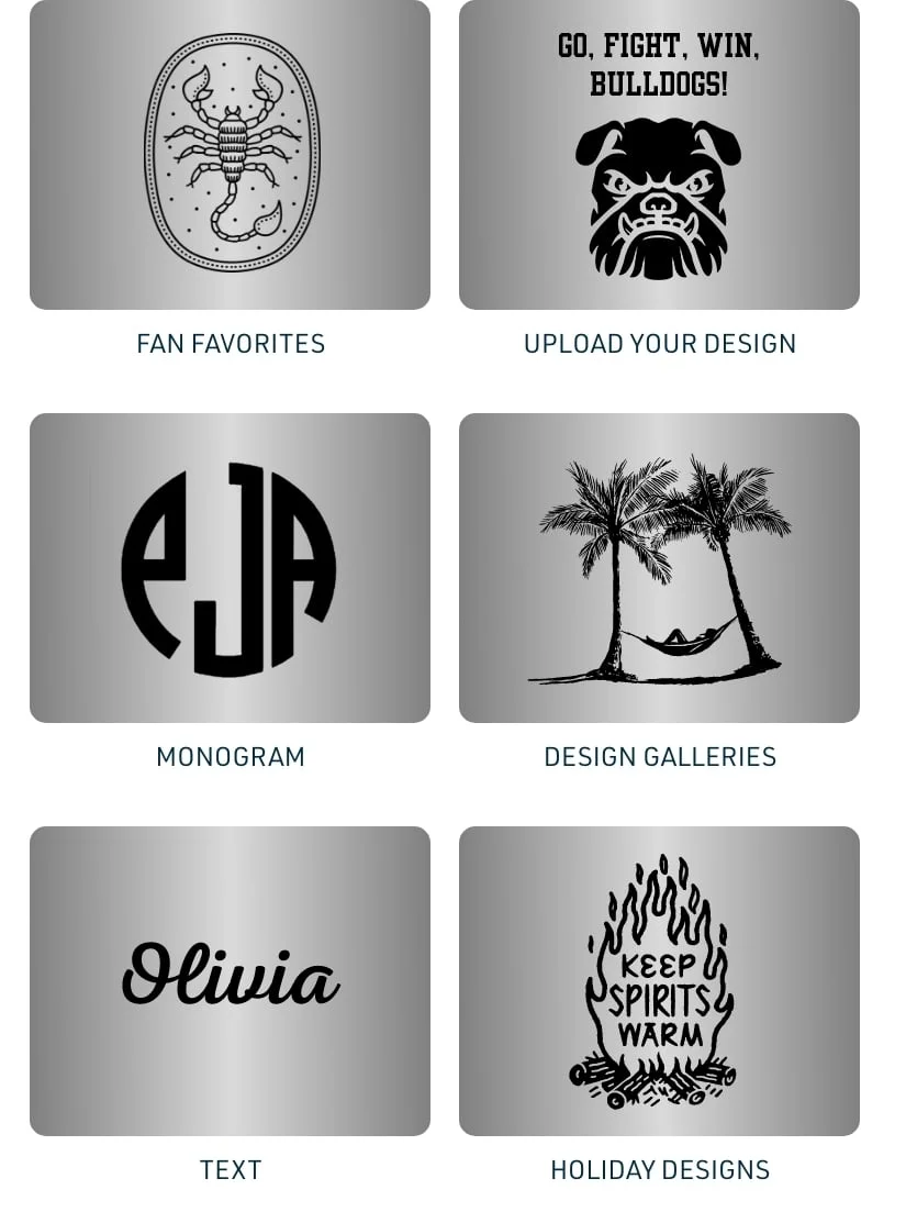 Check Out Our Customization Options