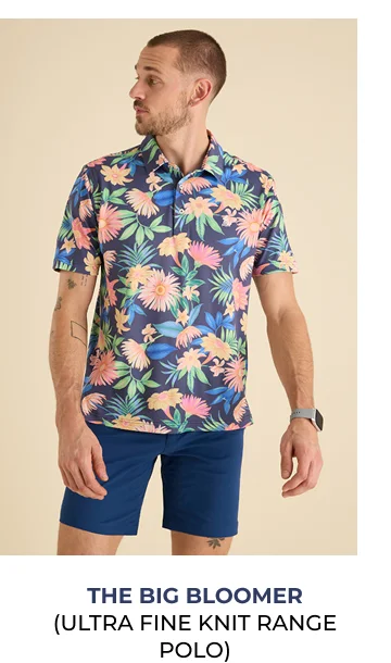 Ultra Fine Knit Range Polo: The Big Bloomer