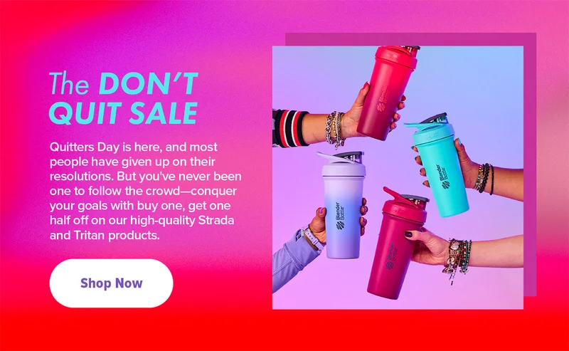 BOGO 50% Off - Strada & Tritan Shakers - Shop Now