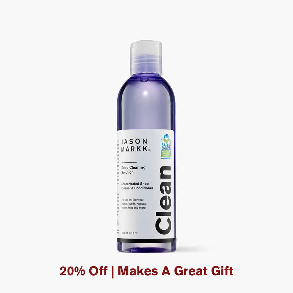 Jason Markk Deep Cleaning Solution is a high quality, concentrated, penetrating solution that lifts and cleans soils that are deeply embedded into the...