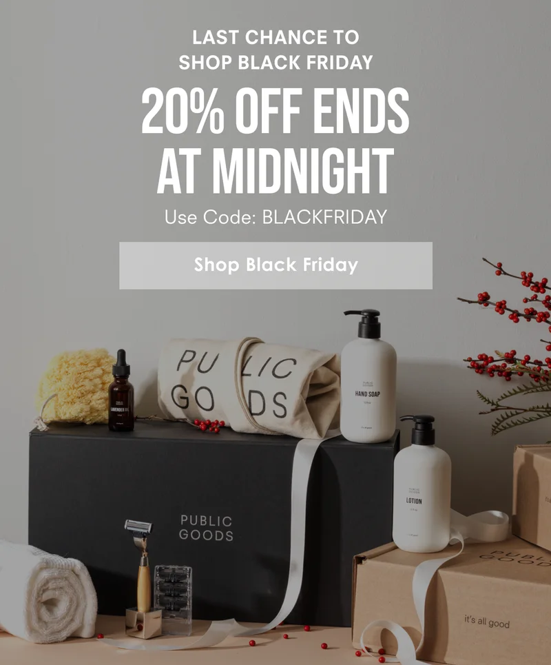 LAST CHANCE TO SHOP BLACK FRIDAY