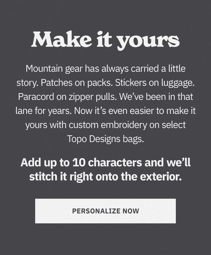 Personalize Your Bag