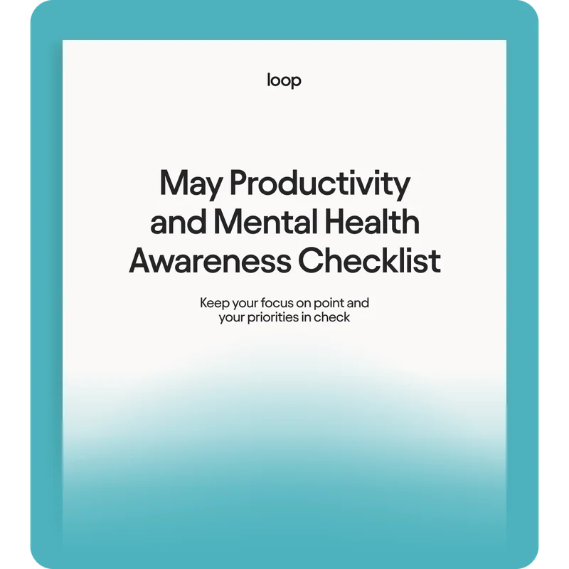 May Productivity and Mental Health Awareness Month