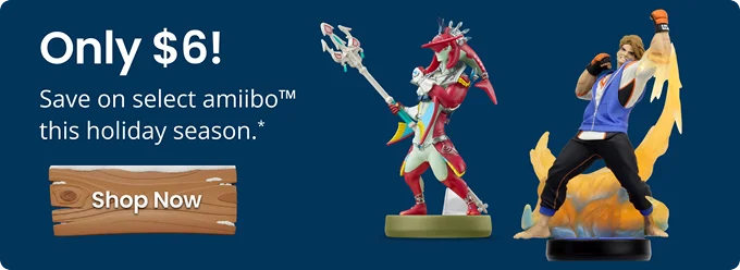 Only $6! | Save on select amiibo™️ this holiday season.* | Shop Now