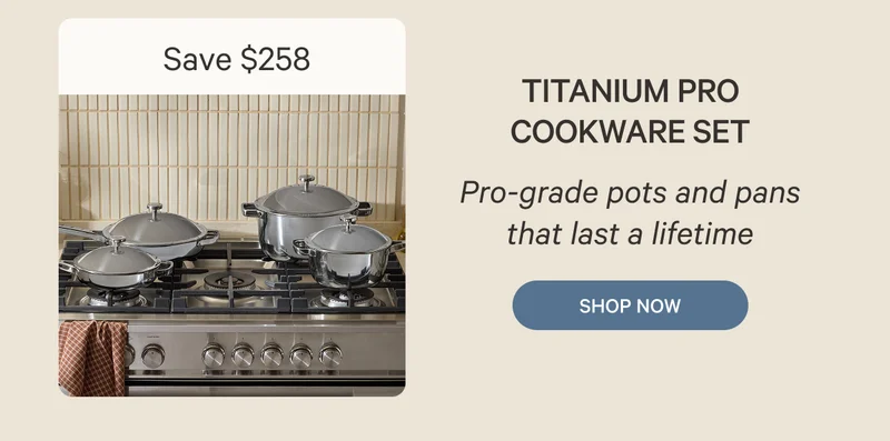 Titanium Pro Cookware Set