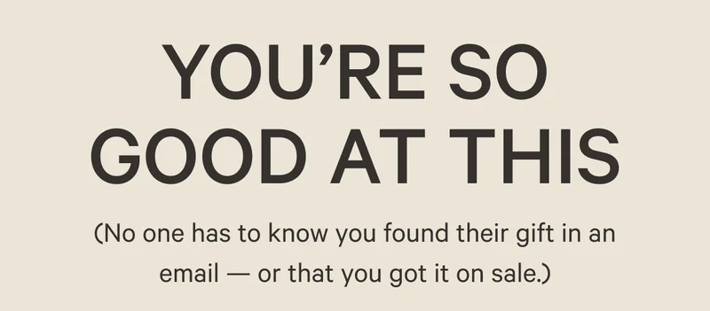 You're So Good At This