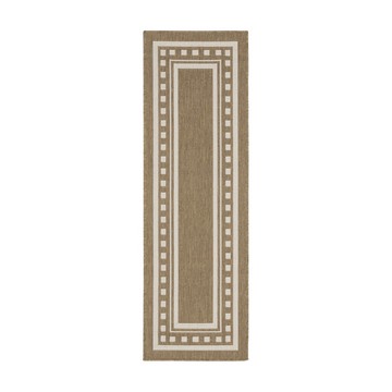 Veranda Living Dot Border Reversible 20" x 60" Rug