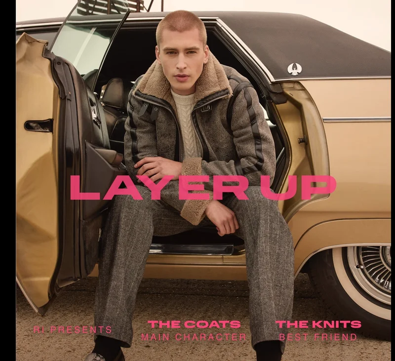 LAYER UP - RI PRESENTS - THE COATS MAIN CHARACTER - THE KNITS BEST FRIEND