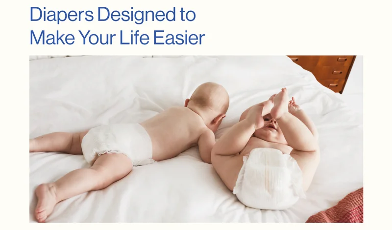 Diapers Designed to Make Your Life Easier
