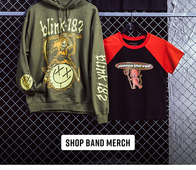 Blink-182 and Pierce the Veil Gear Up for the Summer Tour. Shop Band Merch