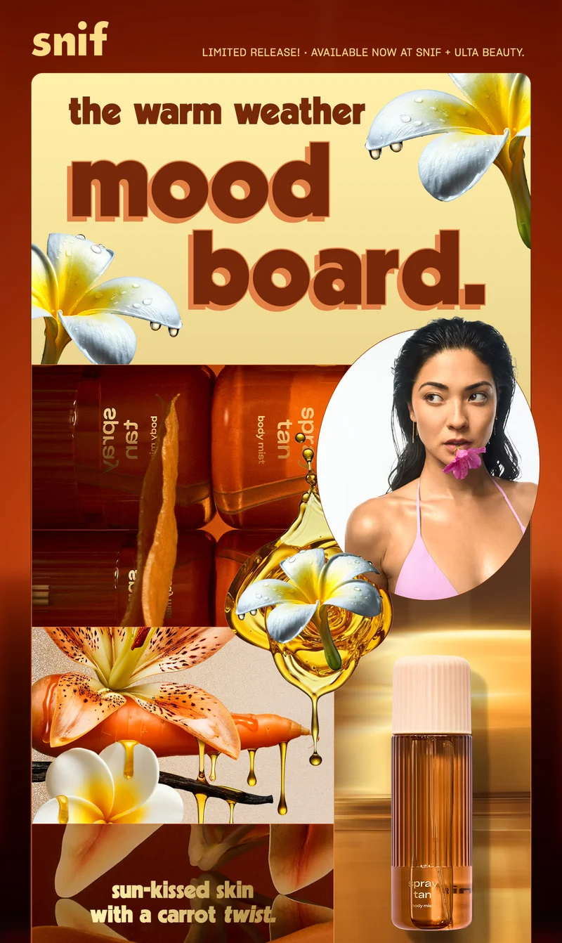 the warm weather mood board.