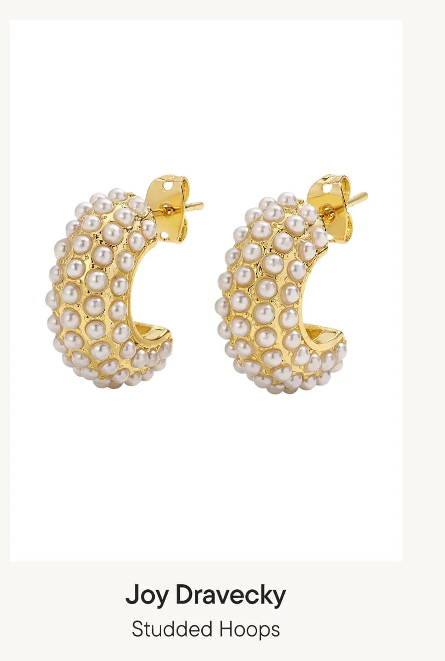 Studded Hoops