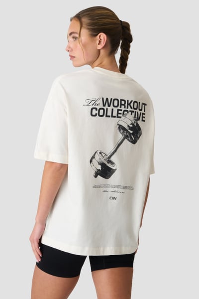 Image of Everyday Oversized Cotton T-Shirt Ivory