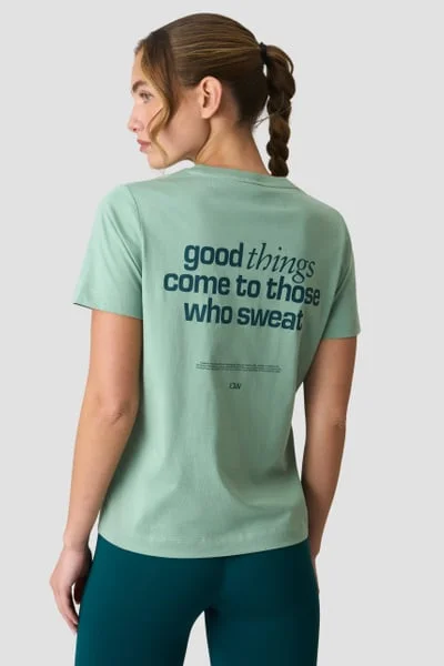 Image of Everyday Cotton T-shirt Light Moss Green