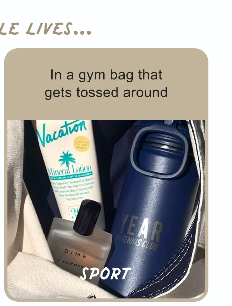 In a gym bag that gets tossed around | Sport
