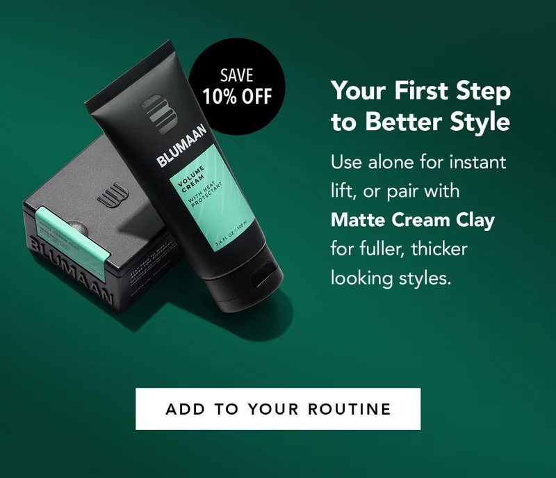 Your First Step to Better Style (Pair with Matte Cream Clay)