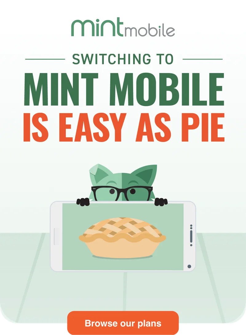 Switching to Mint Mobile is easy as pie
