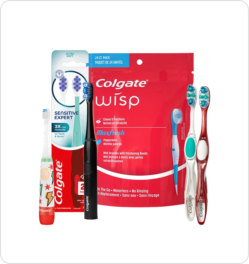More Colgate® toothbrushes