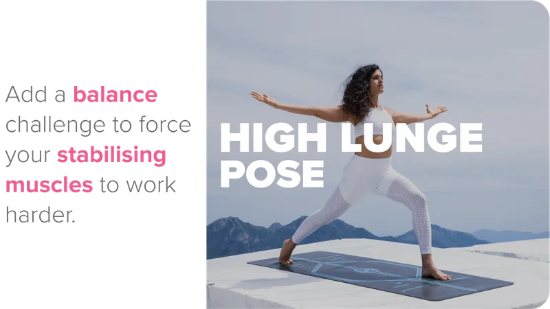 High Lunge Pose