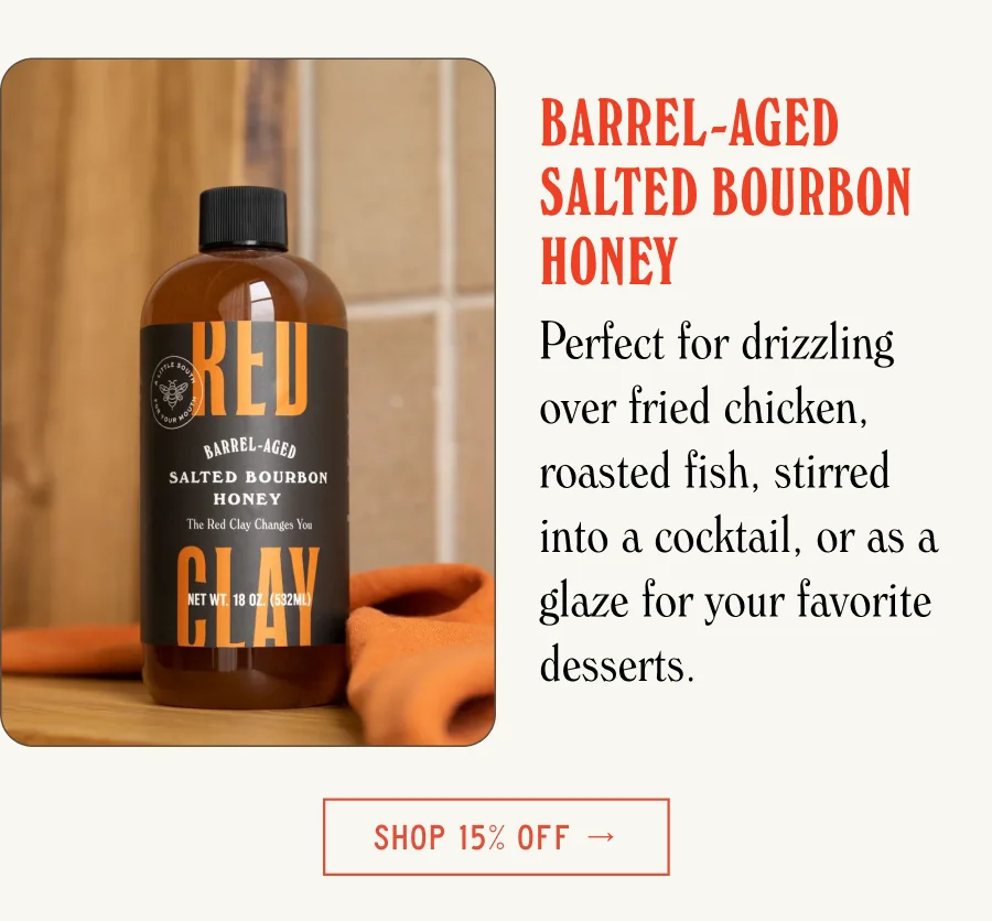 Barrel-Aged Salted Bourbon Honey