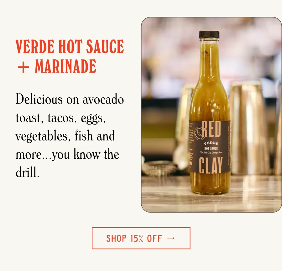 Verde Hot Sauce + Marinade