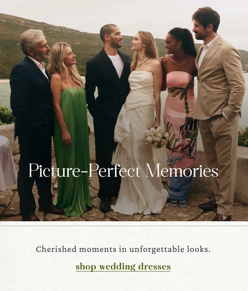 Picture-perfect moments. Shop wedding dresses.