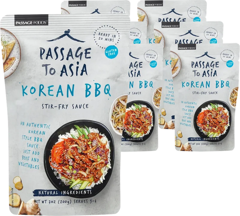 Image of Passage To Asia Korean BBQ Stir-Fry Sauce (6 Pack)