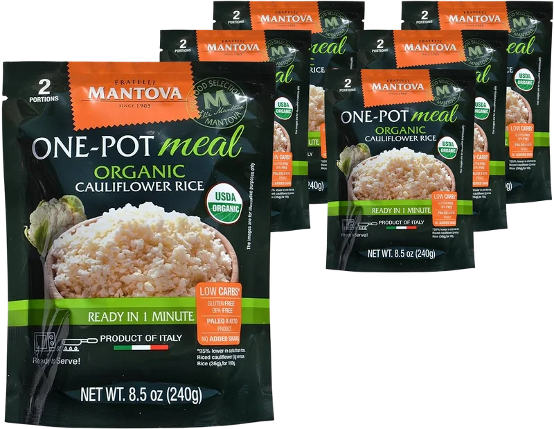 Image of Mantova Cauliflower Rice - Organic (6 Pack)
