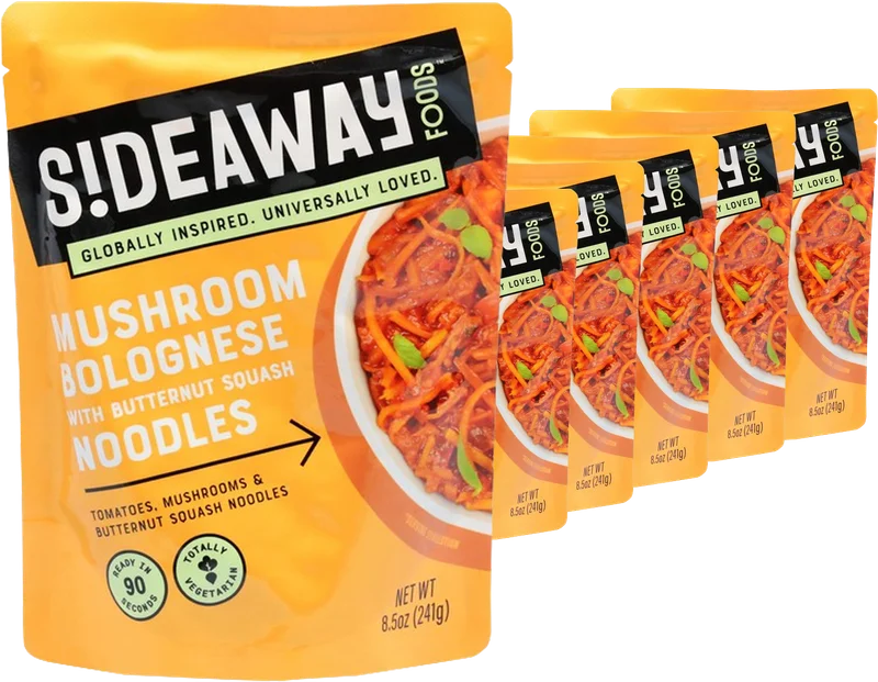 Image of Sideaway Foods Mushroom Bolognese Squash Noodles (6 Pack)