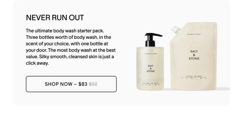 Body Wash Refill Set