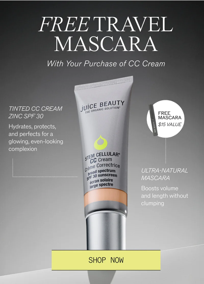 Free Travel Mascara with your Purchase of CC Cream