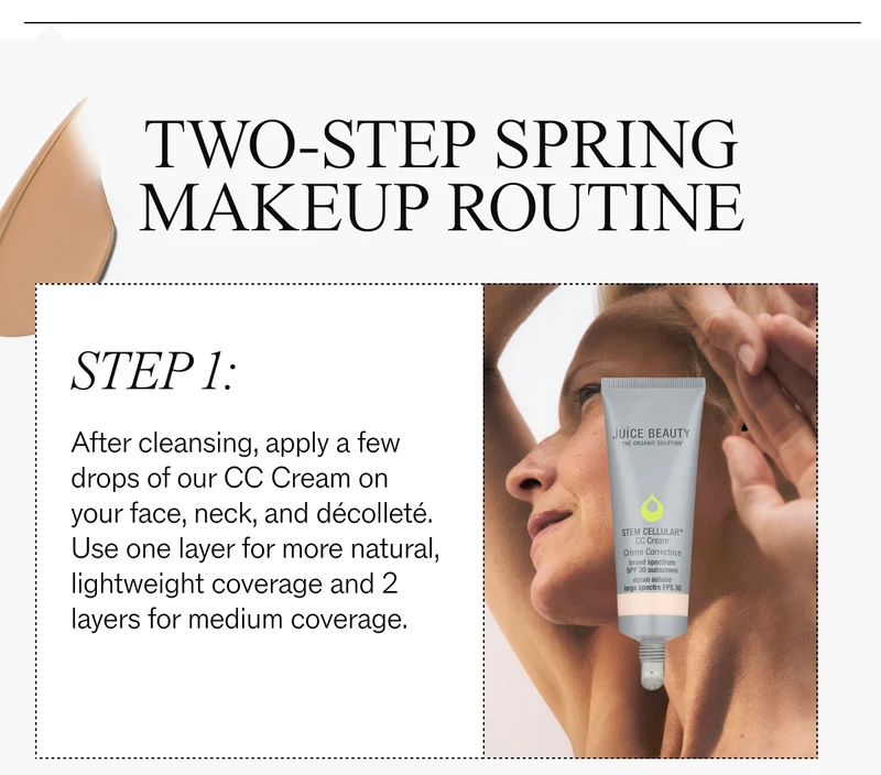 STEP 1- CC Cream Zinc SPF 30