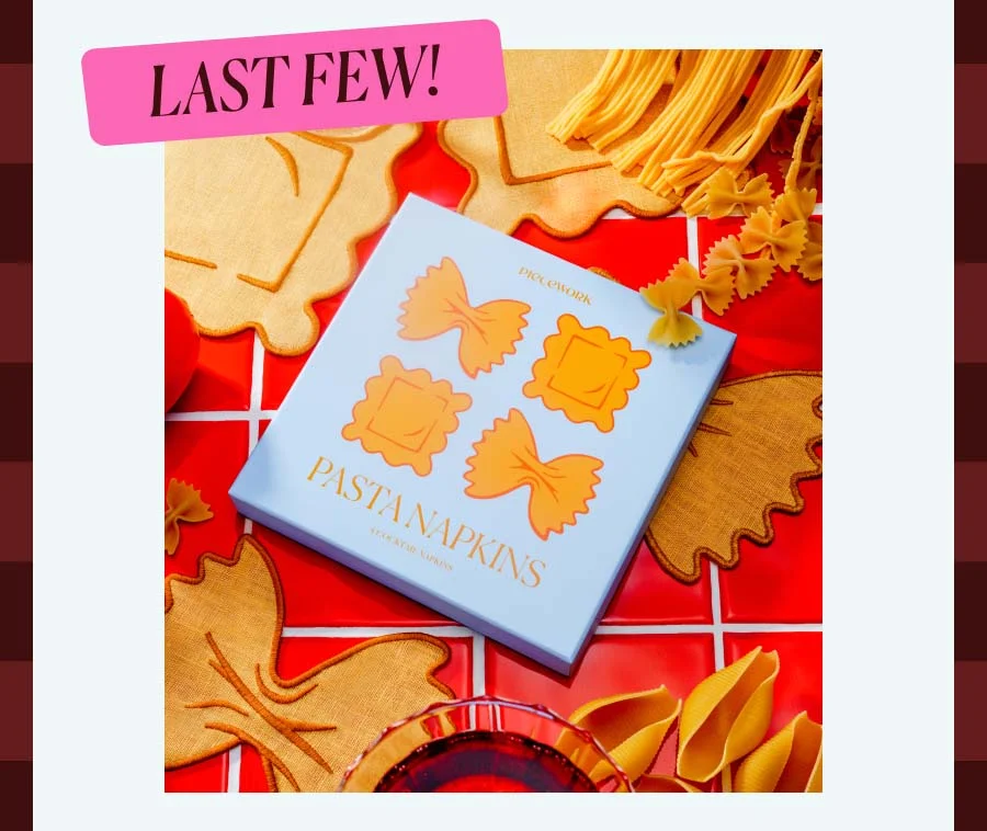 Pasta Napkins - Last Few!