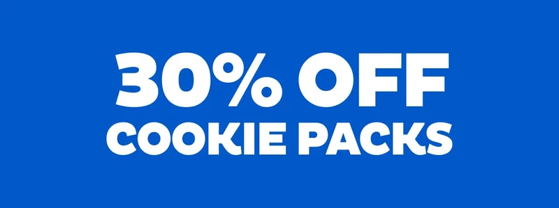 30% Off Cookie Packs