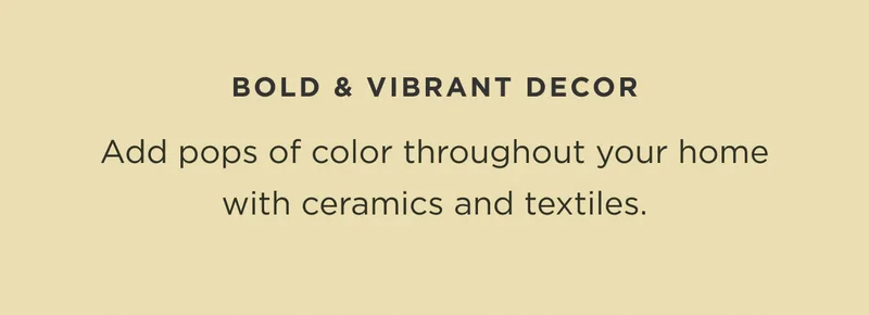 Bold & Vibrant Color