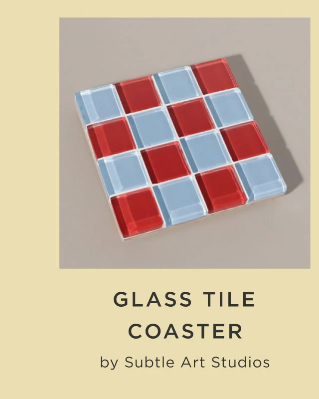 Glass Tile Coaster