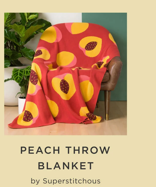 Peach Throw Blanket