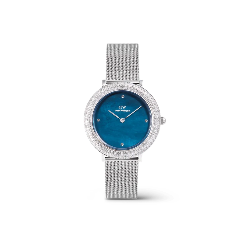 Crystalline Bezel Sterling Blue